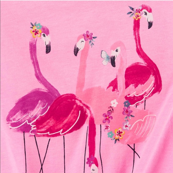 Pink flamingo T-shirt - Picture 2 of 7